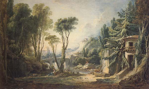 Francois Boucher Desian fro a Stage Set Germany oil painting art